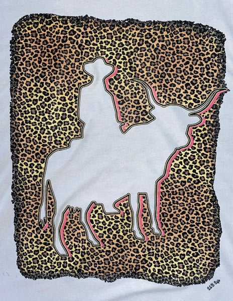 LEOPARD BACKGROUND BULL