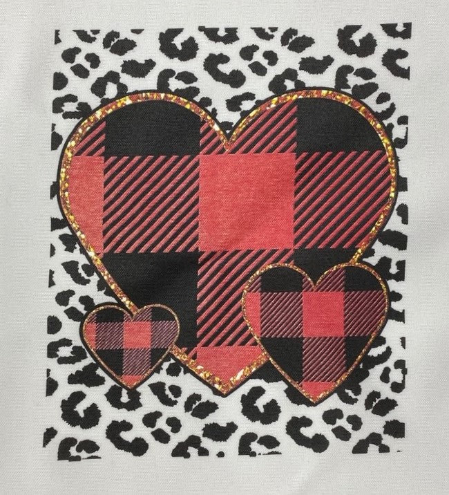 YOUTH PLAID HEART