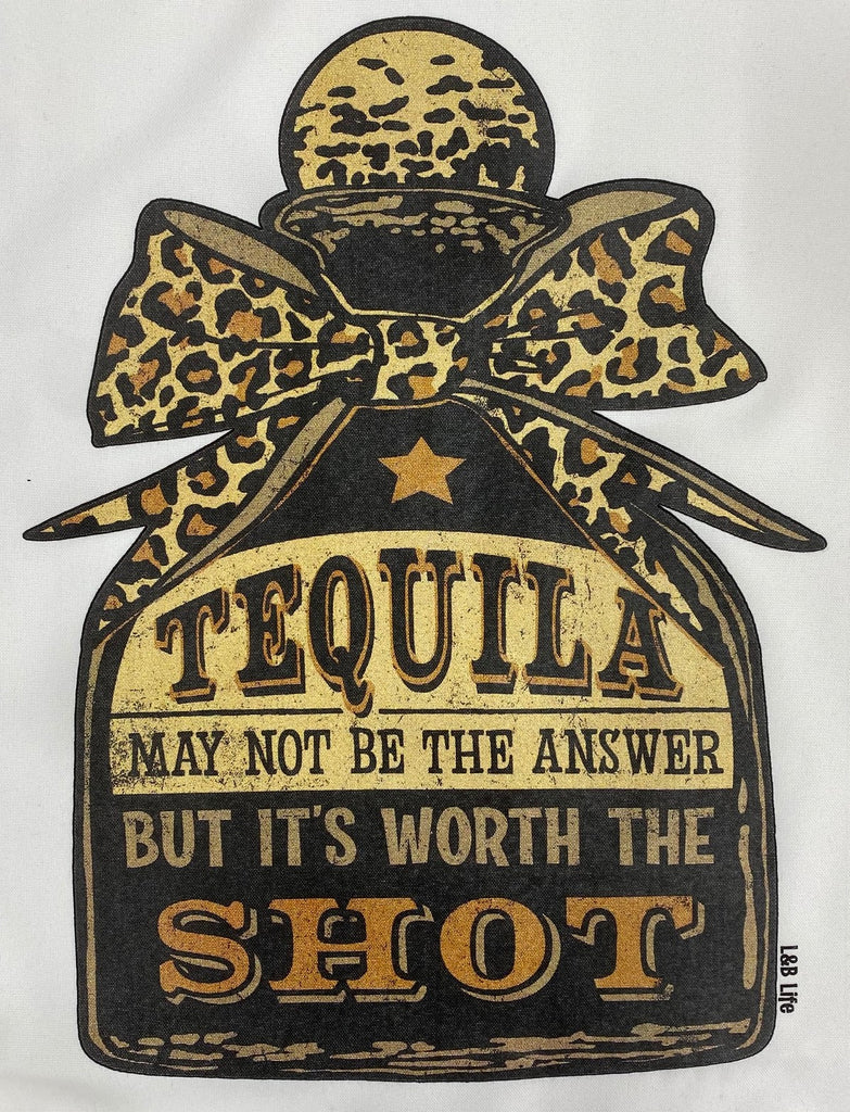 TEQUILA MAY NOT BE THE ANSWER BUT ITS WORTH THE SHOT