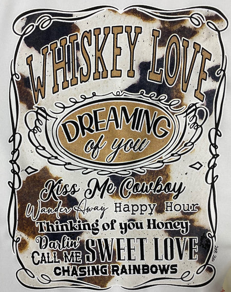 WHISKEY LOVE DREAMING OF YOU KISS ME COWBOY WANDER AWAY HAPPY HOUR THINKING OF YOU HONEY DARLIN CALL ME SWEET LOVE CHASING RAINBOWS