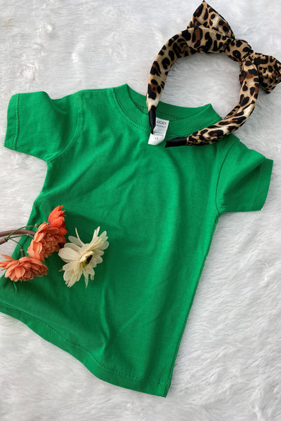 LUCKY TODDLERS TEE- GREEN