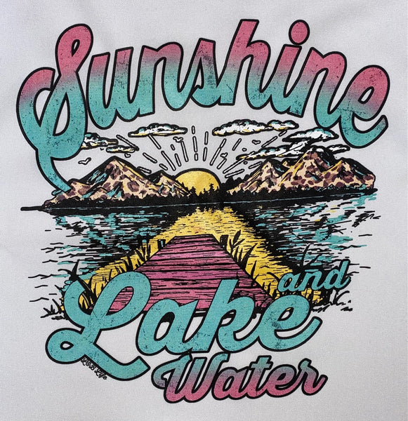 SUNSHINE AND LAKE WATER