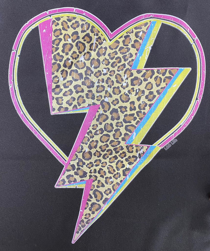 LEOPARD LIGHTNING HEART