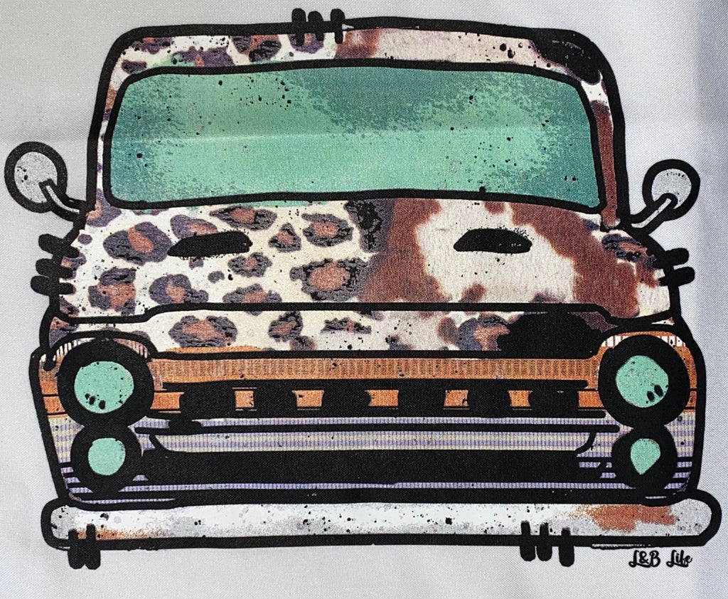 LEOPARD TURQ TRUCK