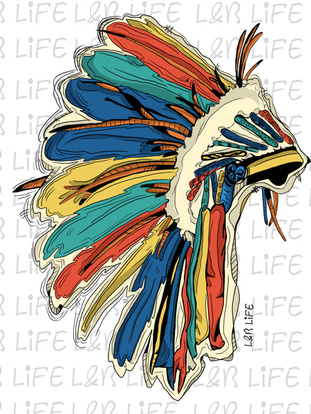 COLORFUL HEADRESS