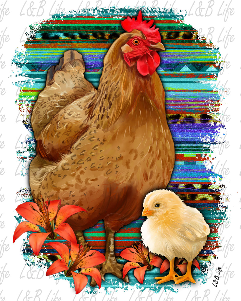 HEN AND CHICK
