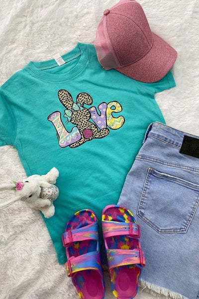 LUCKY BUNNY LOVE- TURQUOISE