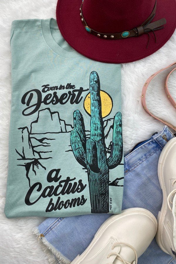 BC CACTUS BLOOM- DUSTY BLUE