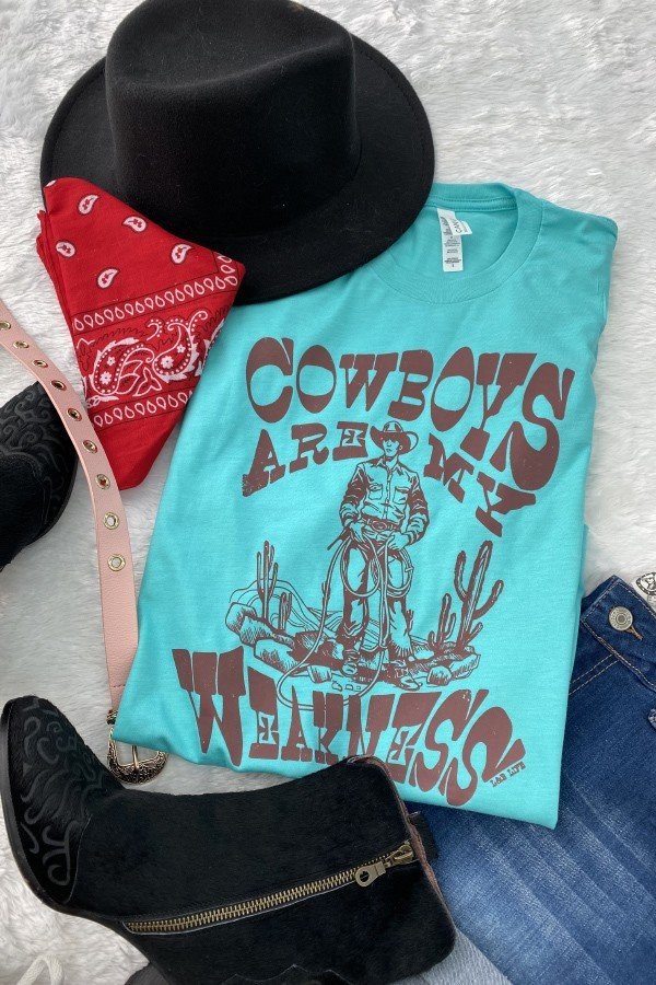 BC COWBOYS ARE- TURQUOISE