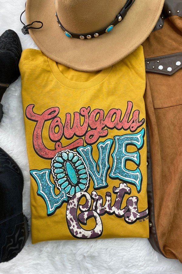 BC COWGALS LOVE- MUSTARD