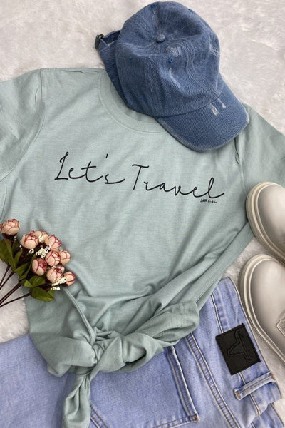 BC LETS TRAVEL - DUSTY BLUE