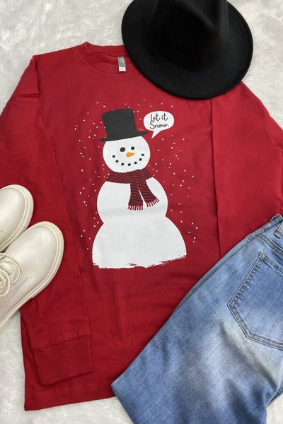 CH LS LET IT SNOW - RED PRE-ORDER 11/30/22