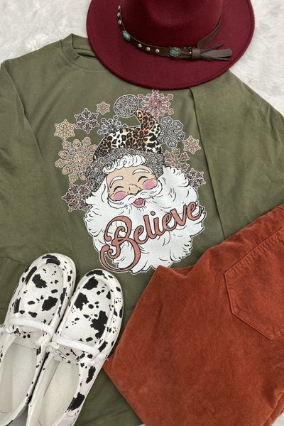 CH LS BELIEVE - OLIVE (PRE-ORDER 11-21-2022)