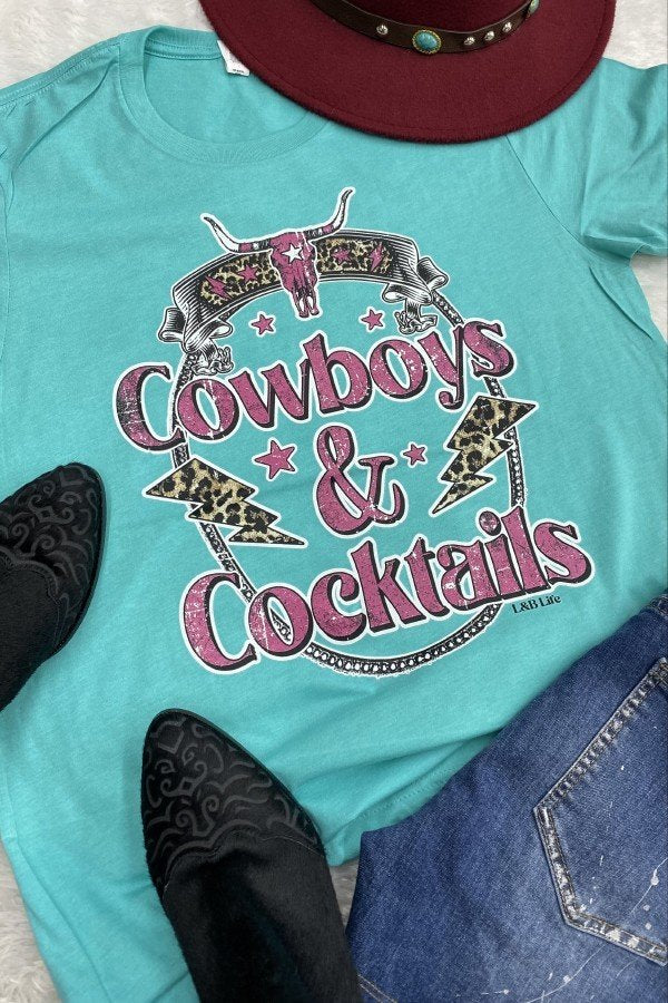 BC COWBOYS AND COCKTAILS - TURQUOISE