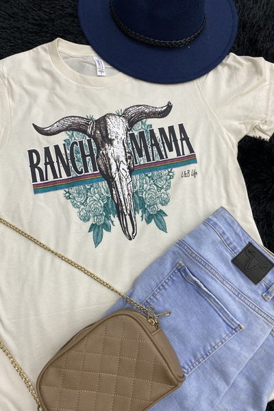 DTF BC RANCH MAMA - CREAM