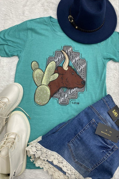 LBL DTF CACTUS BISON - TURQUOISE