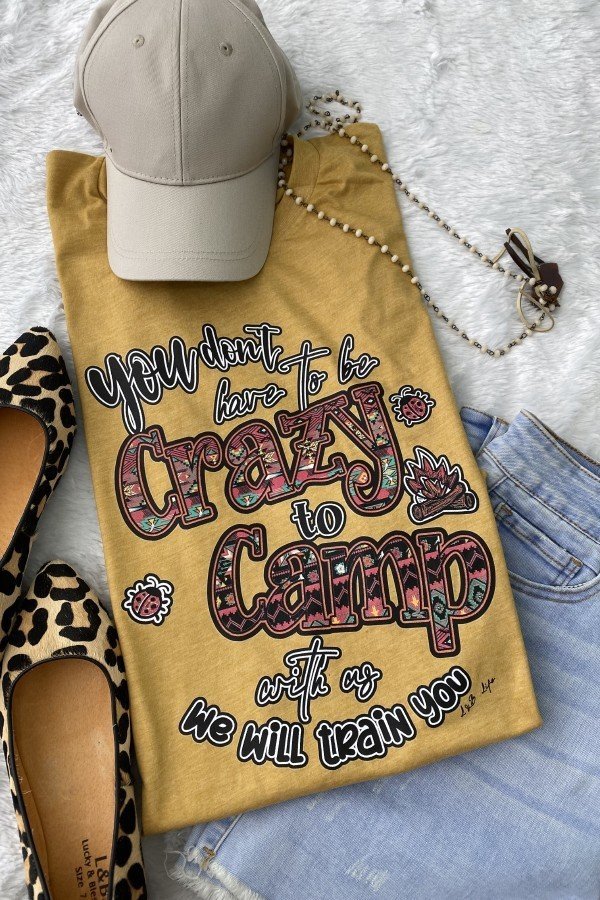 LBL CRAZY CAMP - MUSTARD HEATHER