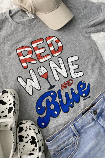 BC RED WINE AND BLUE - GREY