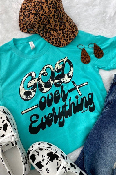 BC GOD OVER EVE- TURQUOISE