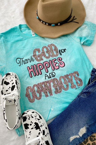 BC HIPPIES AND- BLEACHED TURQUOISE
