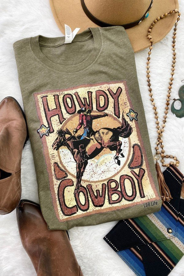 BC HOWDY COW- OLIVE