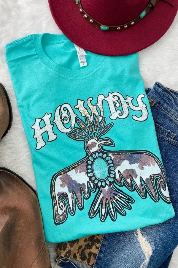 BC HOWDY THUNDERBIRD- TURQUOISE