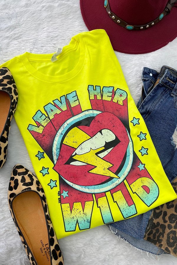 BC LEAVE HER WILD- NEON YELLOW