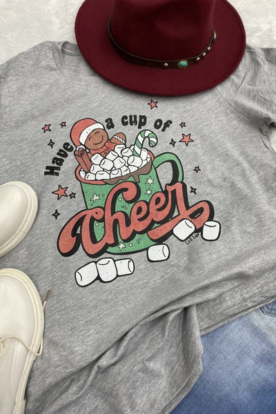 BC HAVE A CUP OF CHEER - GREY