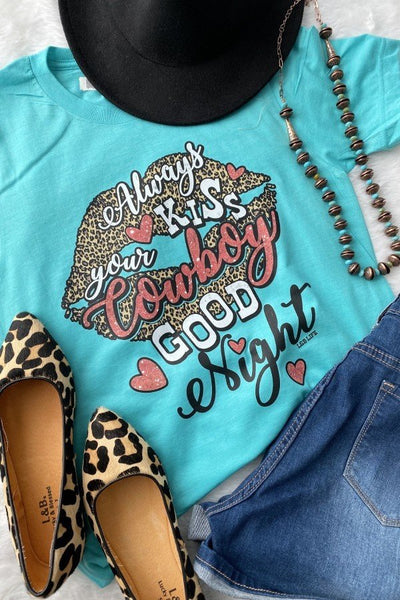 BELLA KISS YOUR COWBOY-TURQUOISE