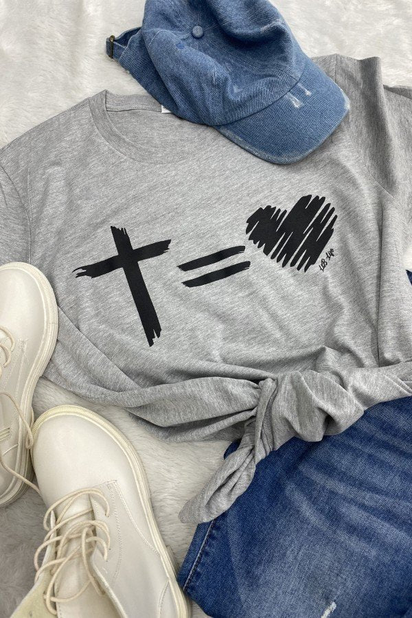 BC CROSS LOVE - GREY