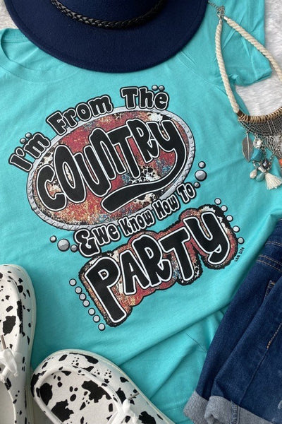 BC COUNTRY PARTY - TURQUOISE