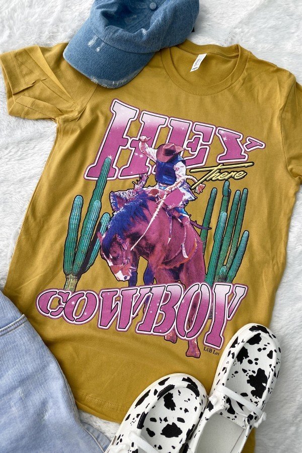 BC HEY THERE COWBOY - MUSTARD - Lucky and Blessed Life LLC / L&B Life