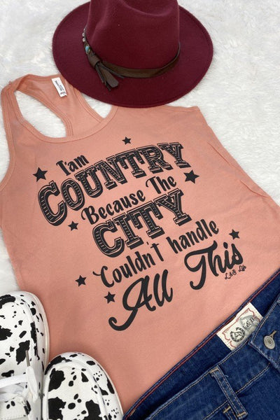 LBL TANK I AM COUNTRY - SUNSET