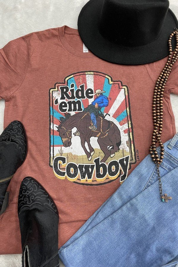 BC RIDE EM COWBOY - RUST