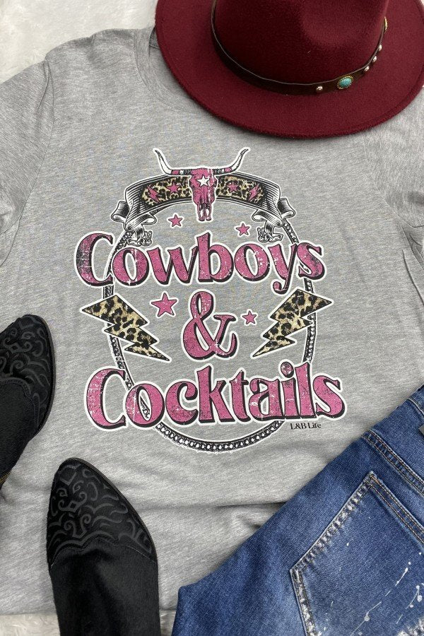 BC COWBOYS AND COCKTAILS -  GREY