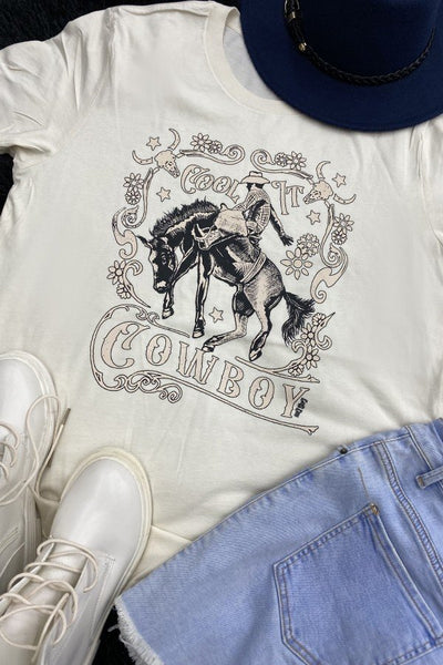 BC COWBOY HORSEE - CREAM