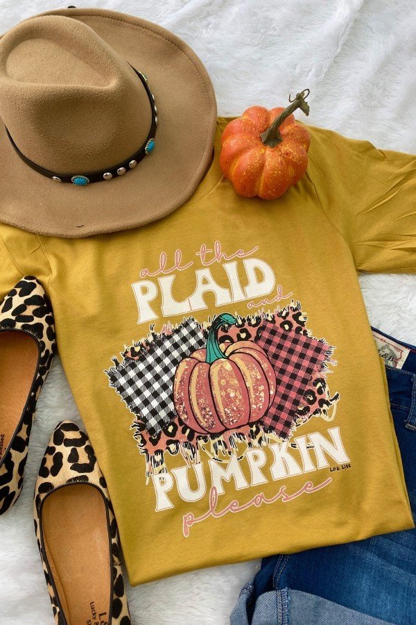 BC ALL THE PLAID- MUSTARD