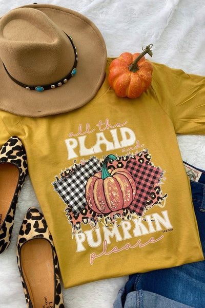 BC ALL THE PLAID- MUSTARD